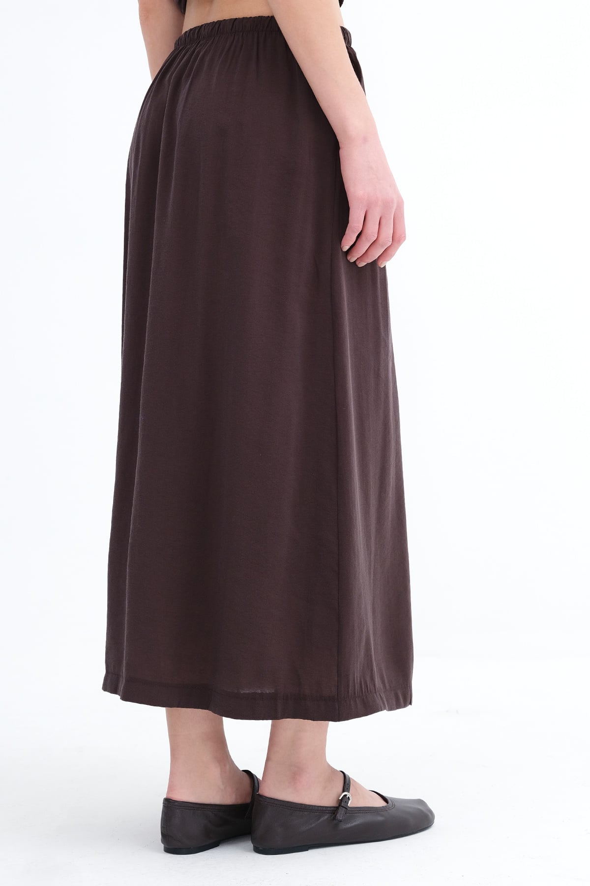 Bitter-Coffee_Elastic-Waist-Long-Skirt-addax