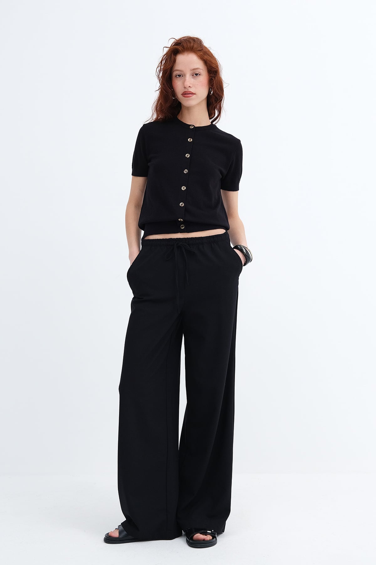 Black_Elastic-Waist-Wide-Leg-Pants-addax