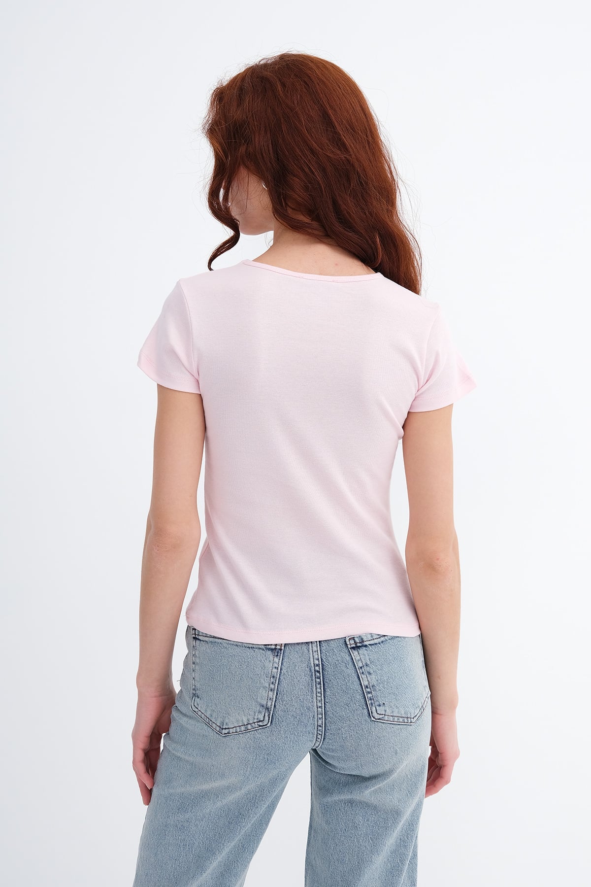 Lotus_Slogan-Print-T-shirt-addax