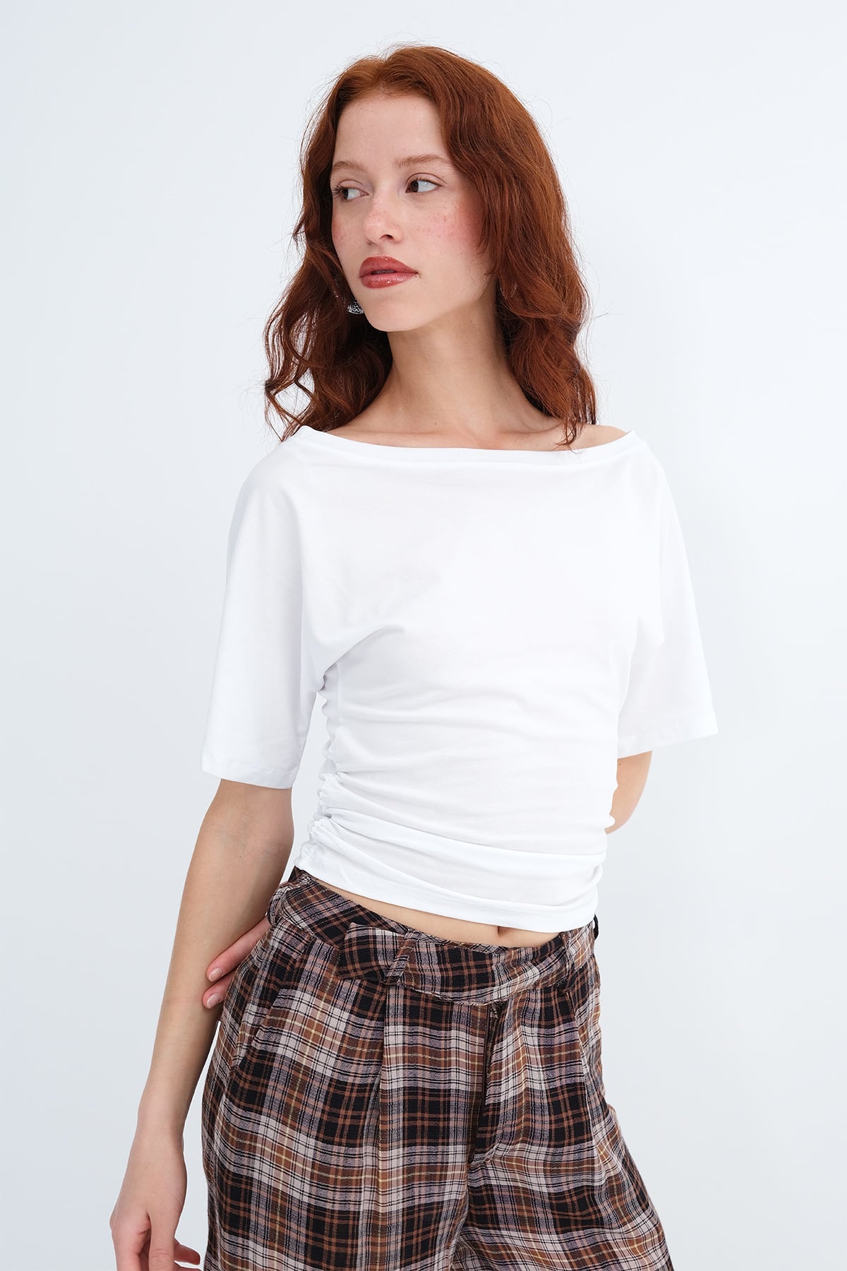 White_Side-Gathered-T-shirt-addax