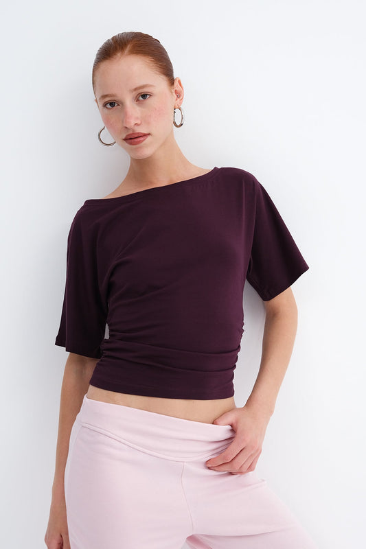 Gardenia_Side-Gathered-T-shirt-addax