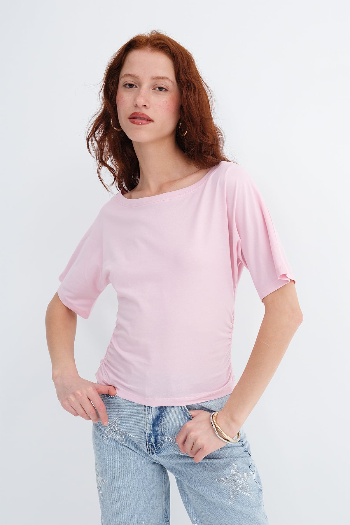 Lotus_Side-Gathered-T-shirt-addax