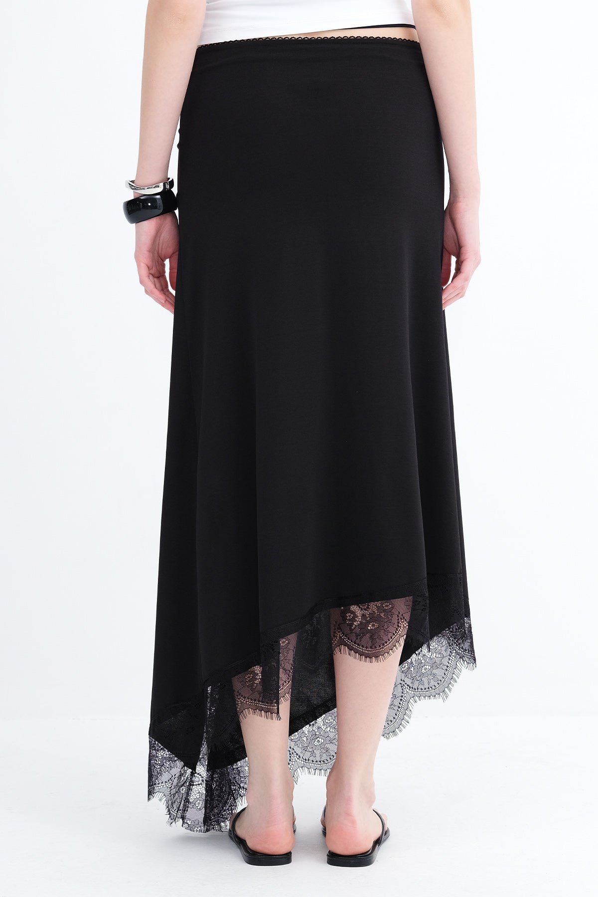 Black_Asymmetric-Cut-Lace-Detail-Skirt-addax