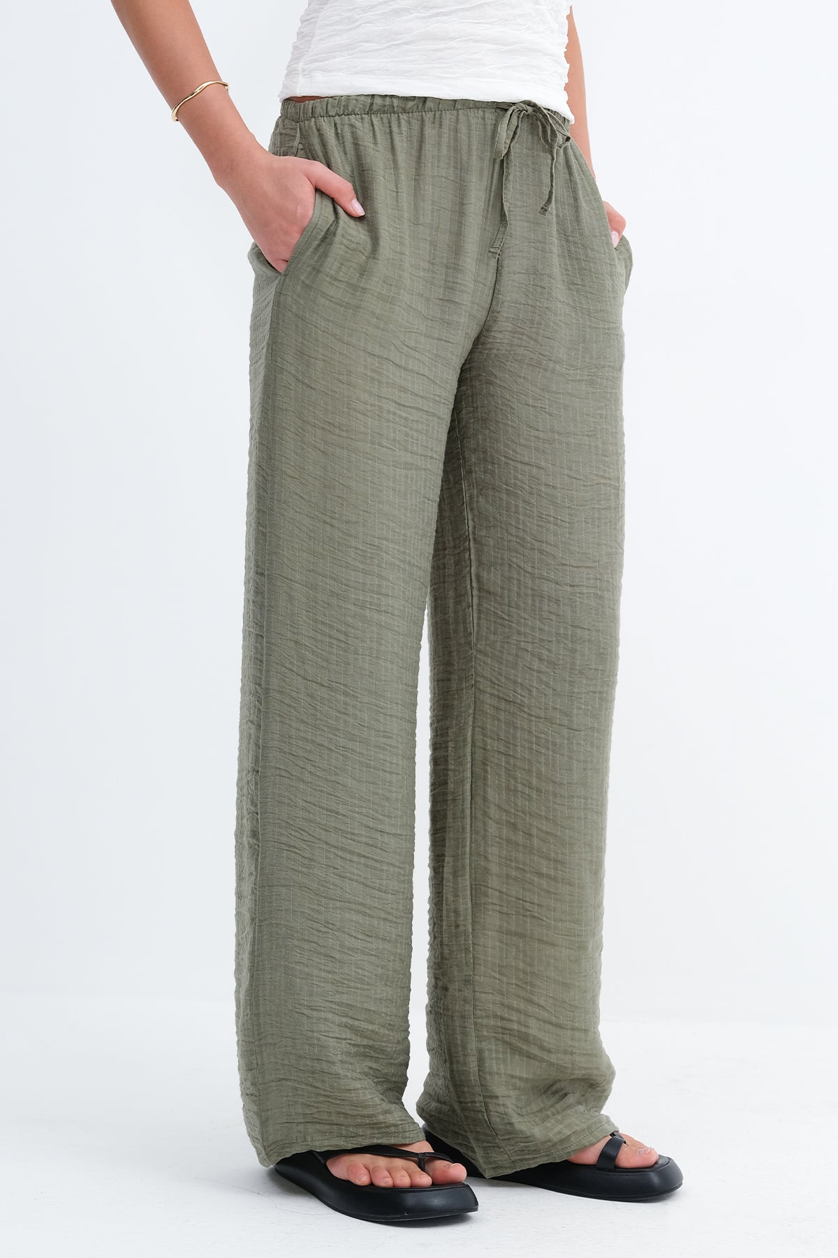 Khaki_Tie-Front-Wide-Leg-Pants-addax