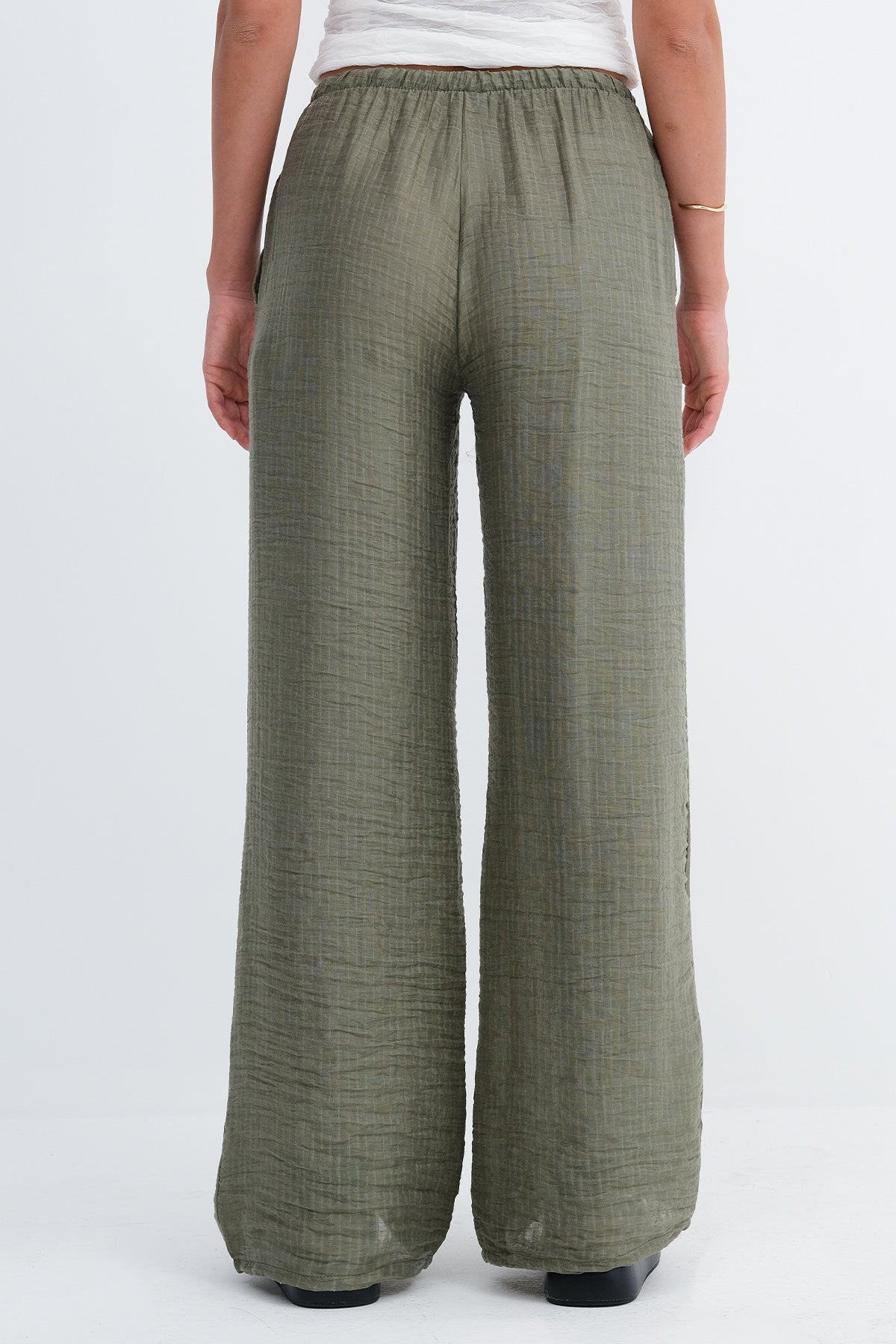 Khaki_Tie-Front-Wide-Leg-Pants-addax
