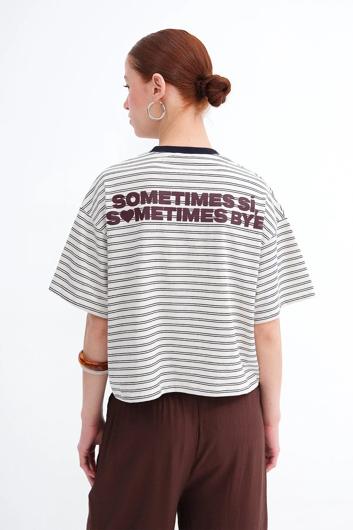 Night Blue---Beige_Striped-Short-Sleeve-T-shirt-addax