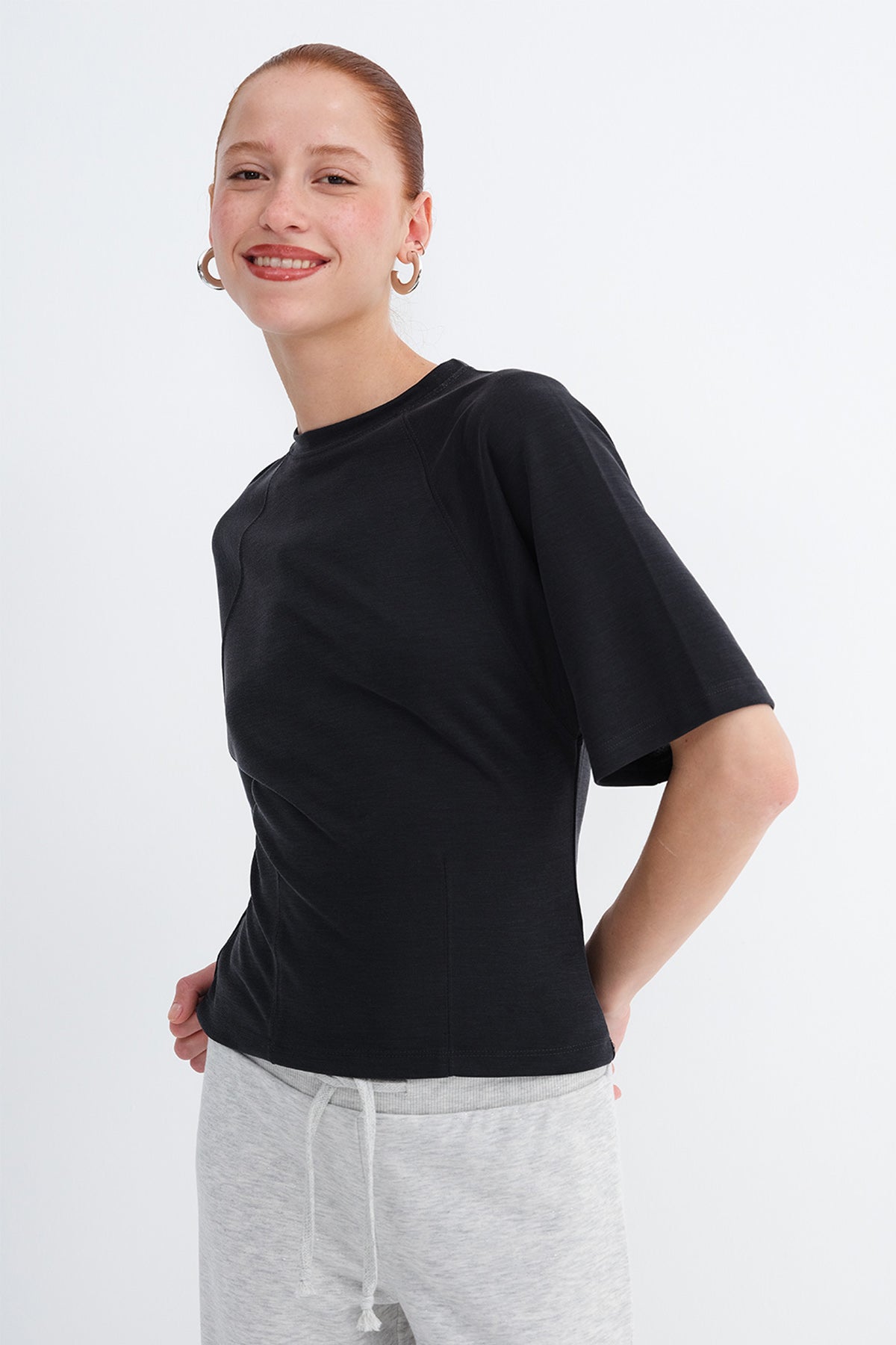 Charcoal_Crew-Neck-T-shirt-addax