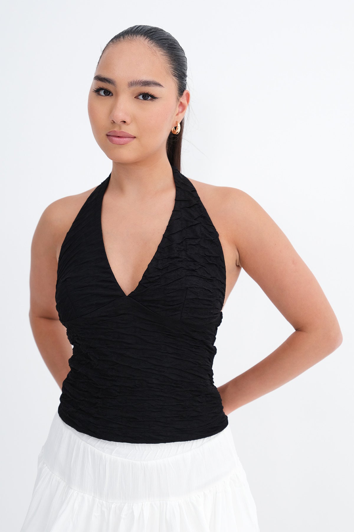 Black_Halter-Neck-Blouse-addax