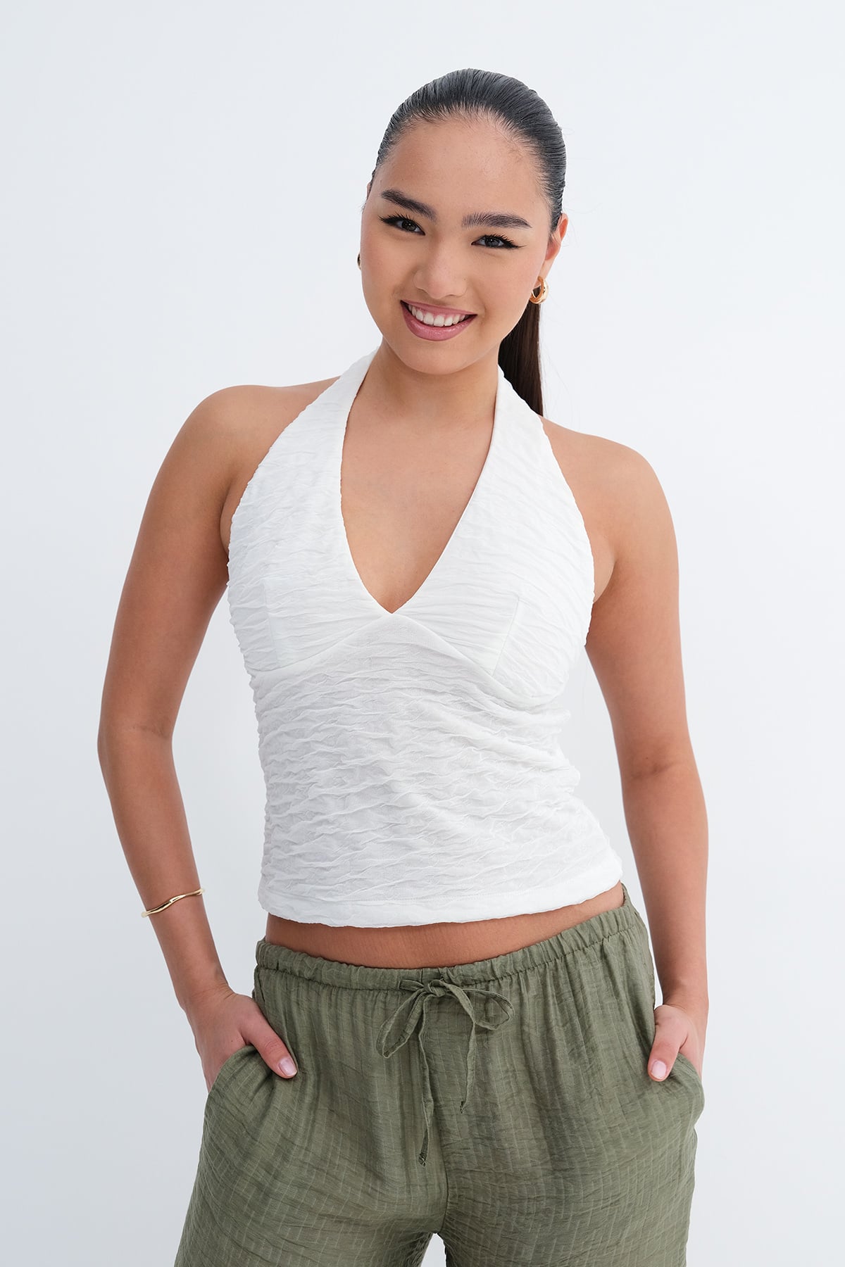 Ecru_Halter-Neck-Blouse-addax