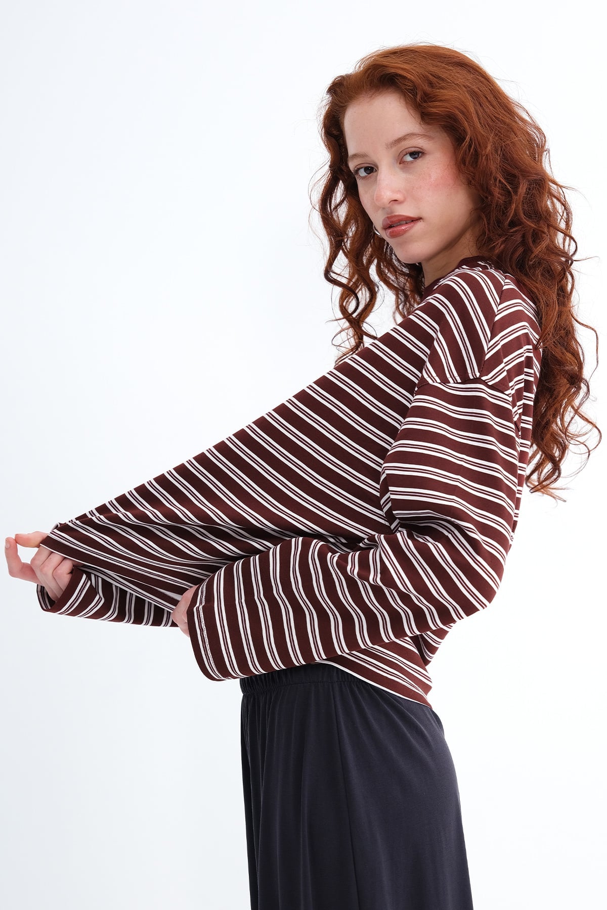 Burgundy---Ecru_Striped-Long-Sleeve-T-Shirt-addax