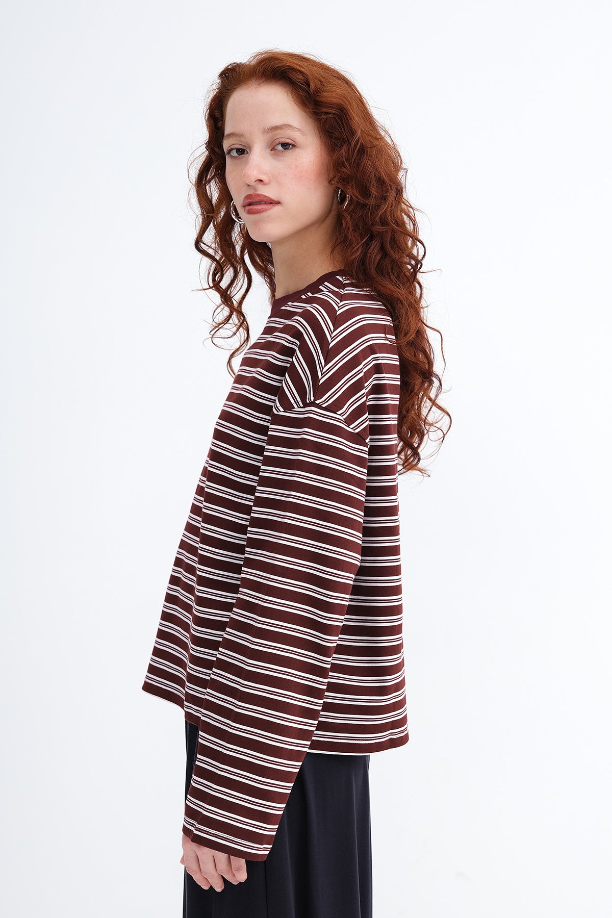 Burgundy---Ecru_Striped-Long-Sleeve-T-Shirt-addax