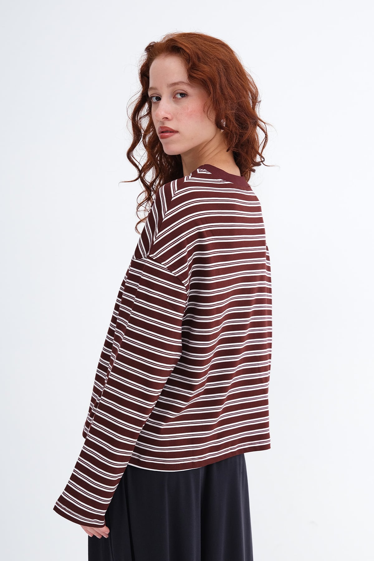 Burgundy---Ecru_Striped-Long-Sleeve-T-Shirt-addax