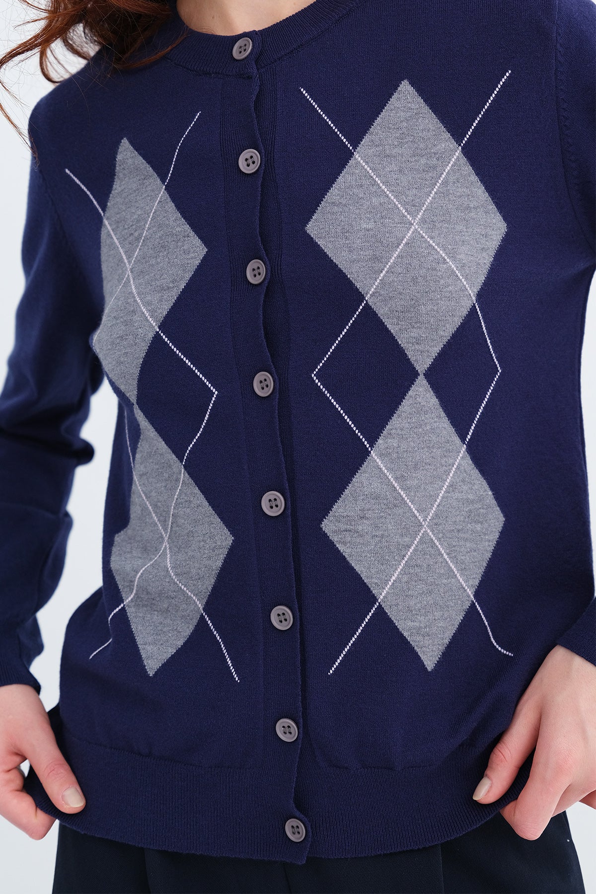 Night-Blue_Diamond-Pattern-Knit-Cardigan-addax