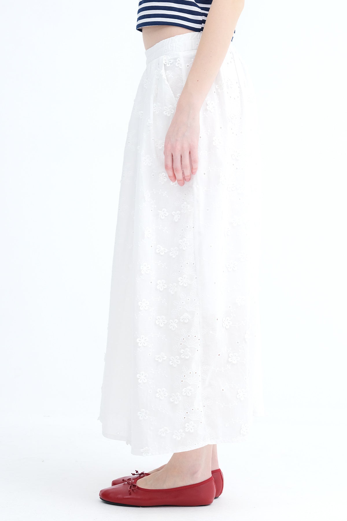 Ecru_Long-Skirt-with-Floral-Detail-addax