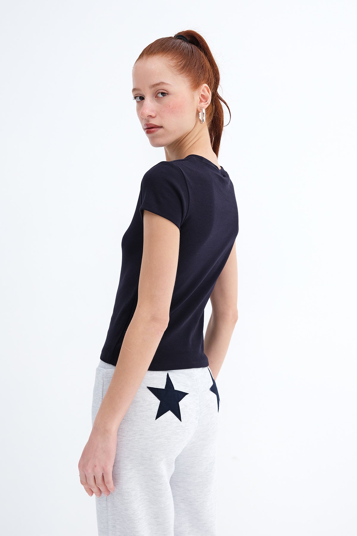 Night-Blue_Sequin-Embroidered-T-Shirt-addax