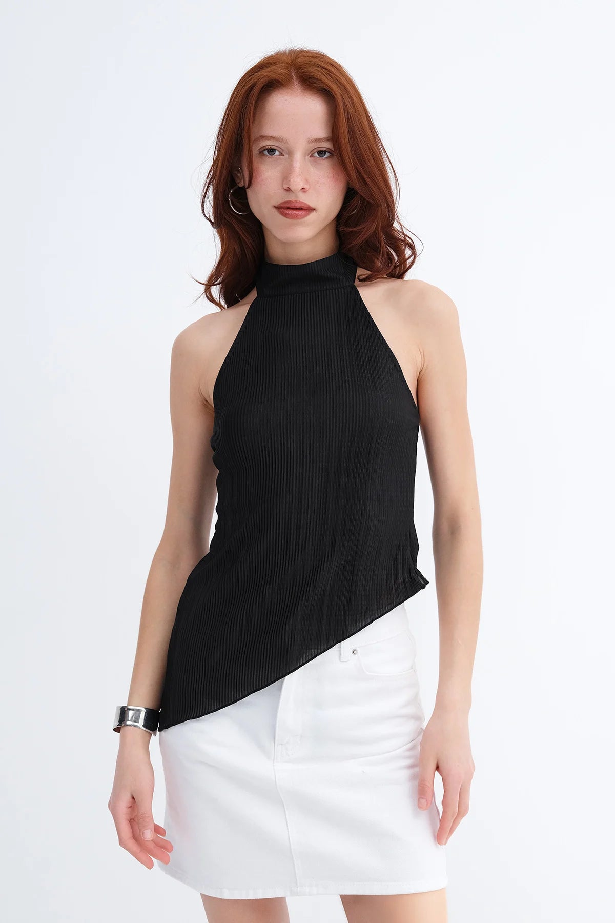 Asymmetrical Cut Blouse