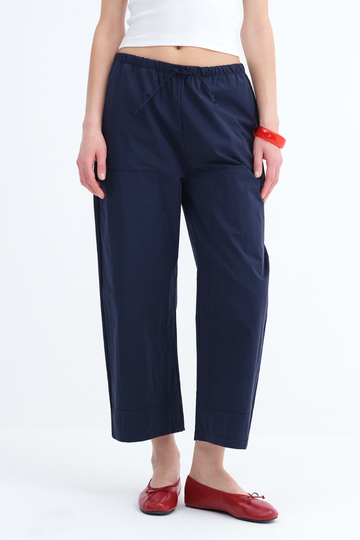 Night-Blue_Pants-with-Elastic-Waist-addax