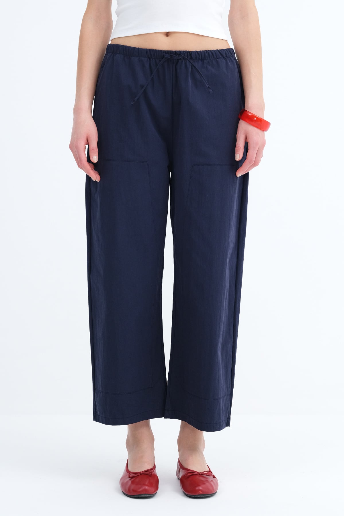 Night-Blue_Pants-with-Elastic-Waist-addax