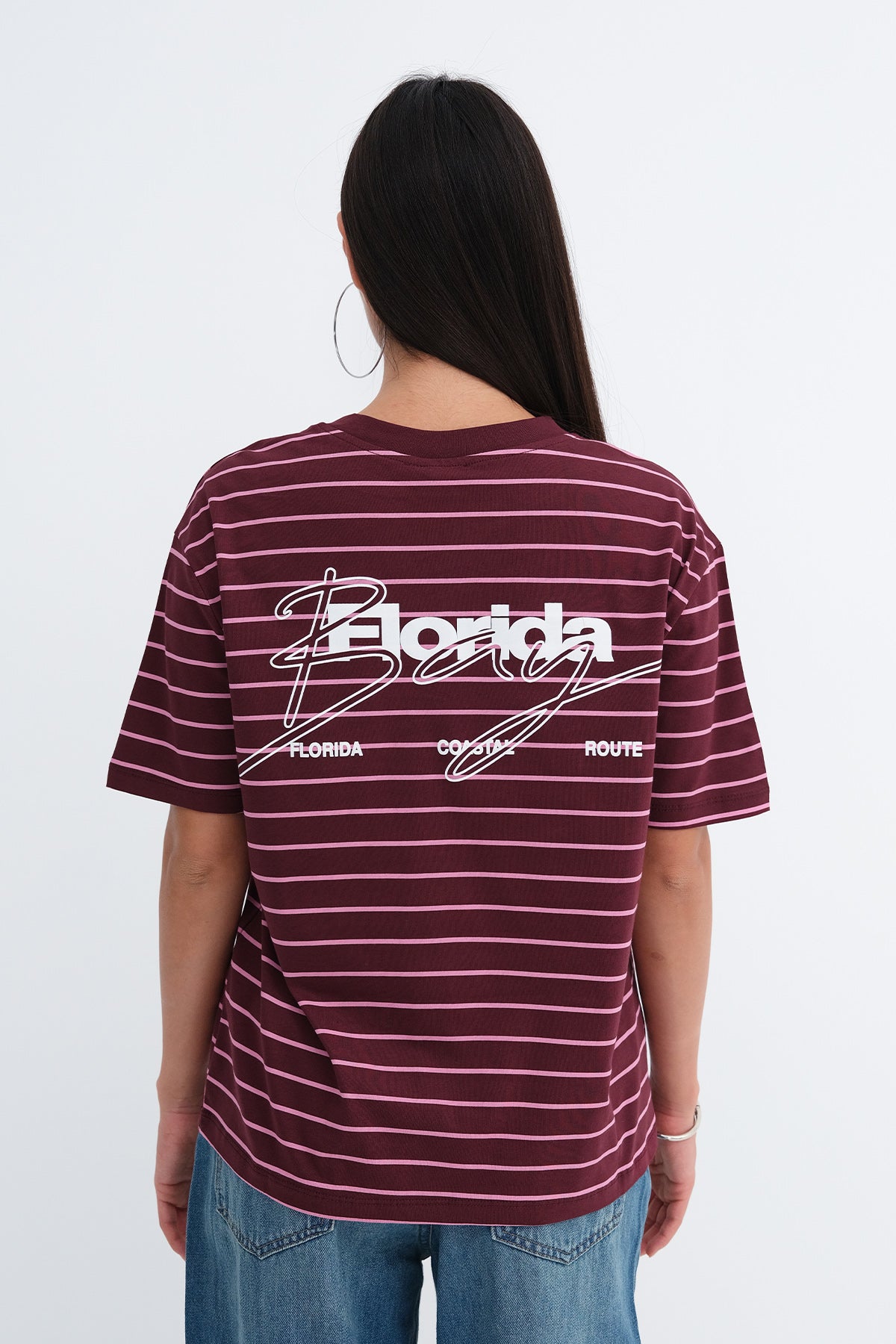 Printed Striped T-shirt