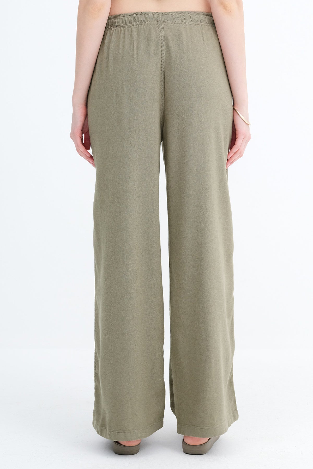 Khaki_Elastic-Waist-Wide-Leg-Trousers-addax