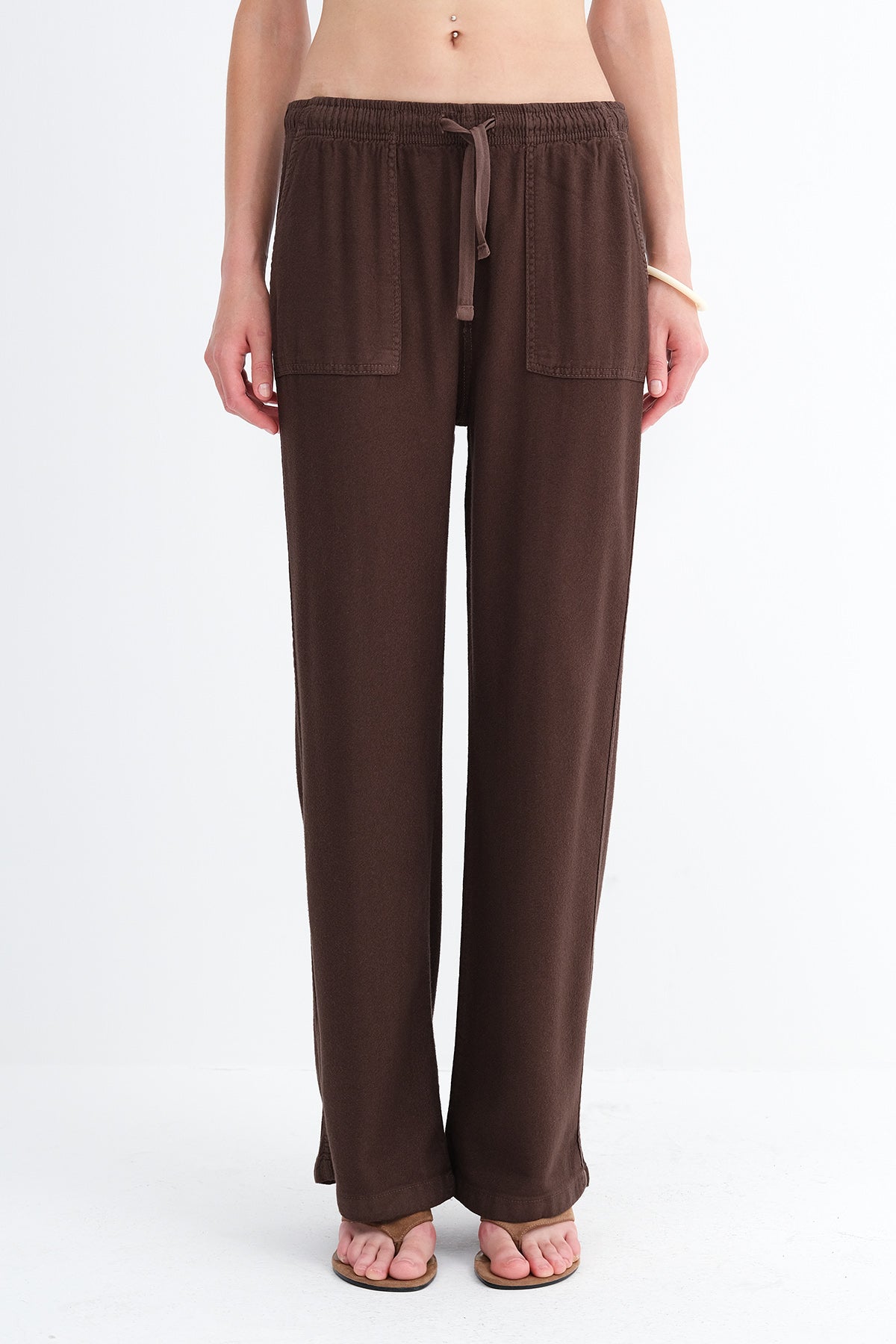 Brown_Elastic-Waist-Wide-Leg-Trousers-addax