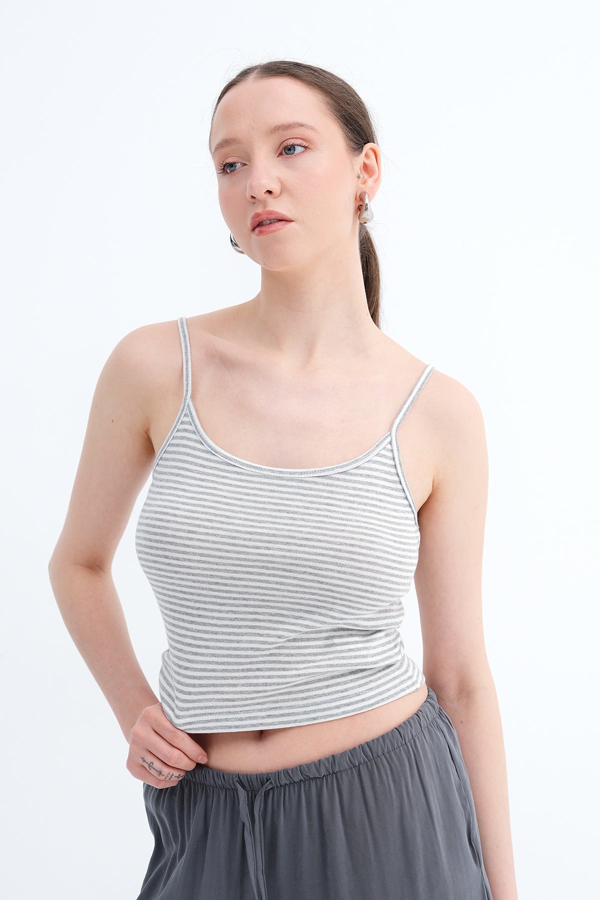 Ecru---Grey_Thin-Strap-Striped-Tank-Top-addax