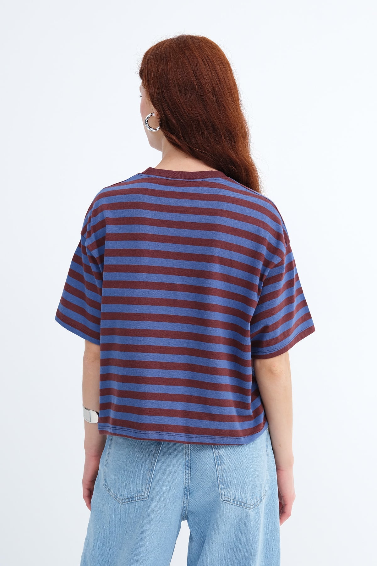 Crew Neck Striped T-shirt
