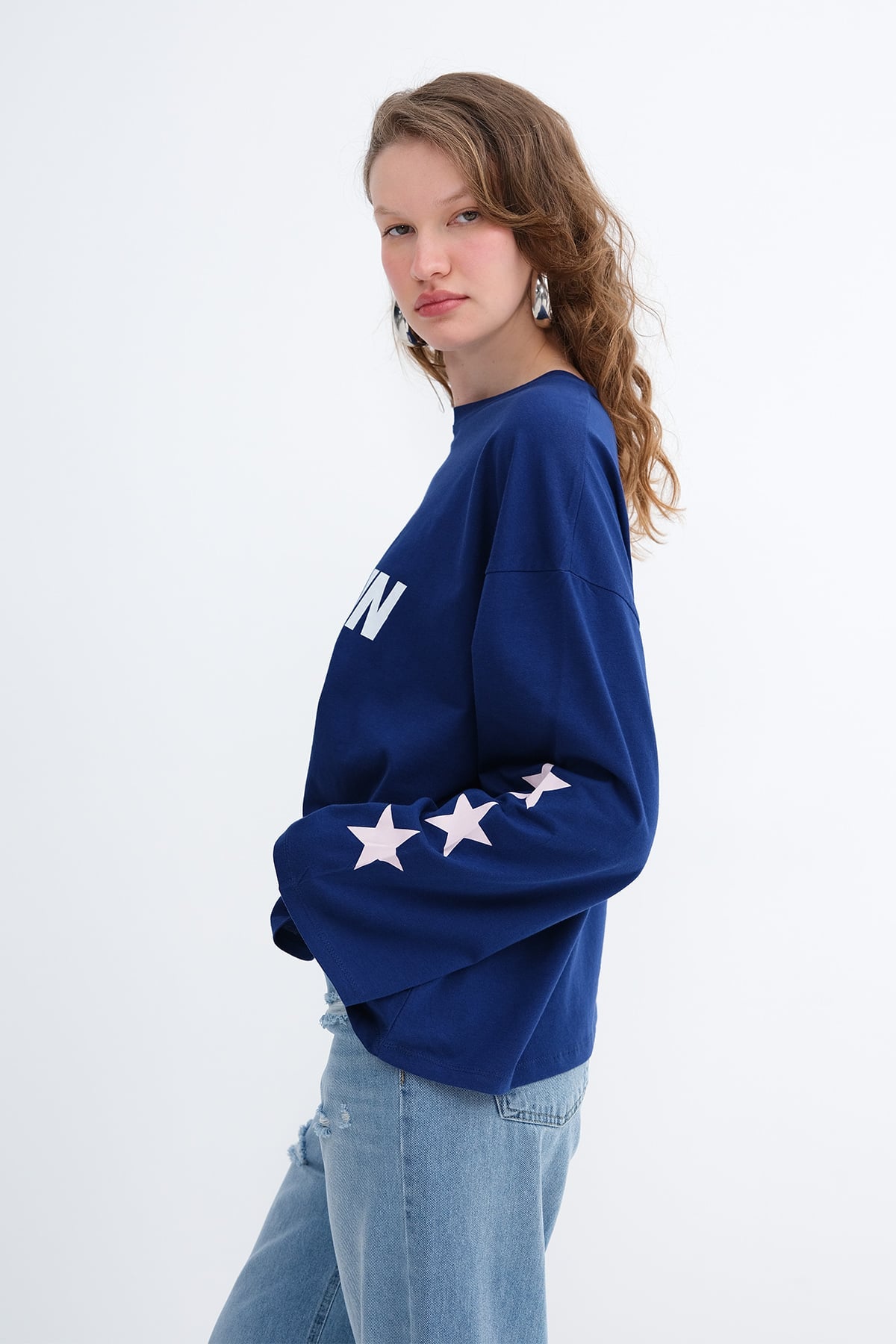 Royal-Blue_Long-Sleeve-Printed-T-Shirt-addax