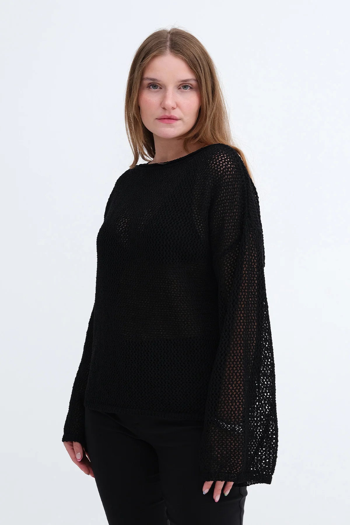 Black_Boat-Neck-Openwork-Knit-Sweater-addax
