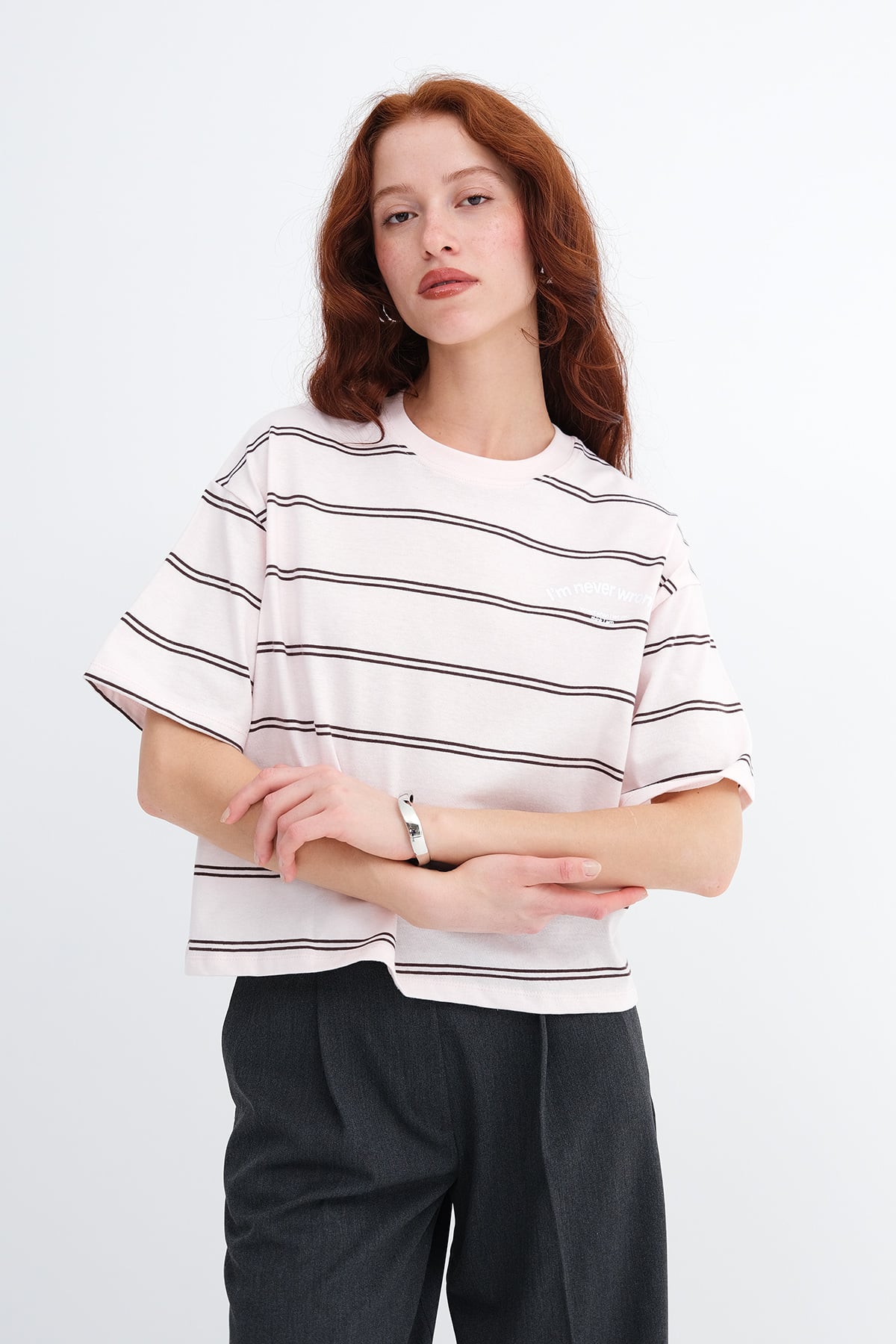 Lotus---Brown_Striped-Printed-T-shirt-addax