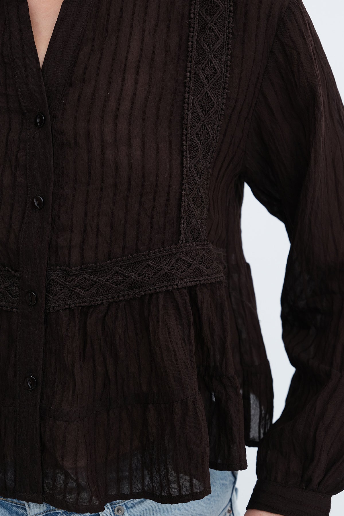 Brown_Lace-Detail-Shirt-addax