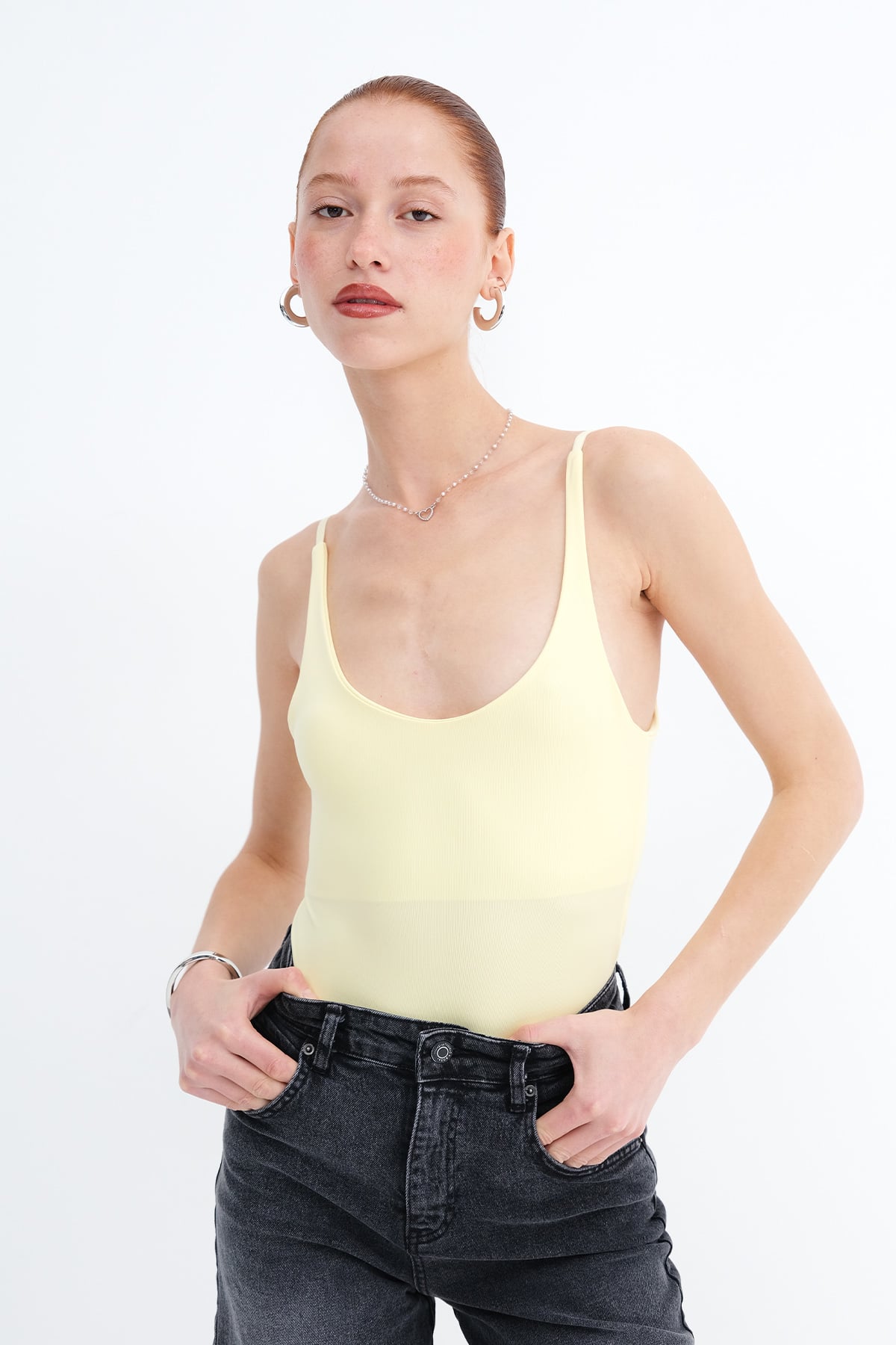 Yellow_Adjustable-Strap-Bodysuit-addax