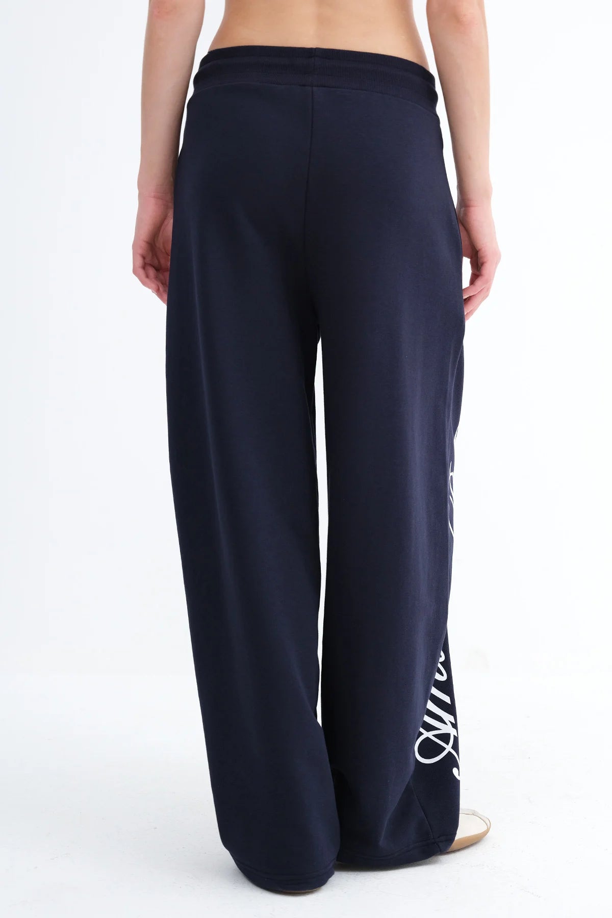 Night-Blue_Wide-Leg-Sweatpants-with-Text- Print-addax