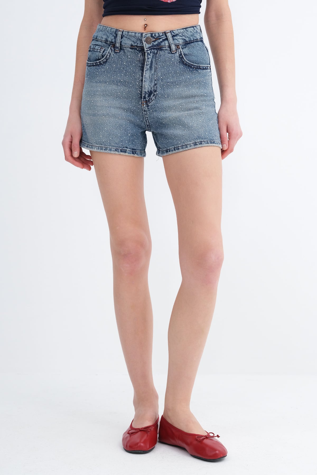 Light-Green-Tint_Rhinestone-Denim-Shorts-addax