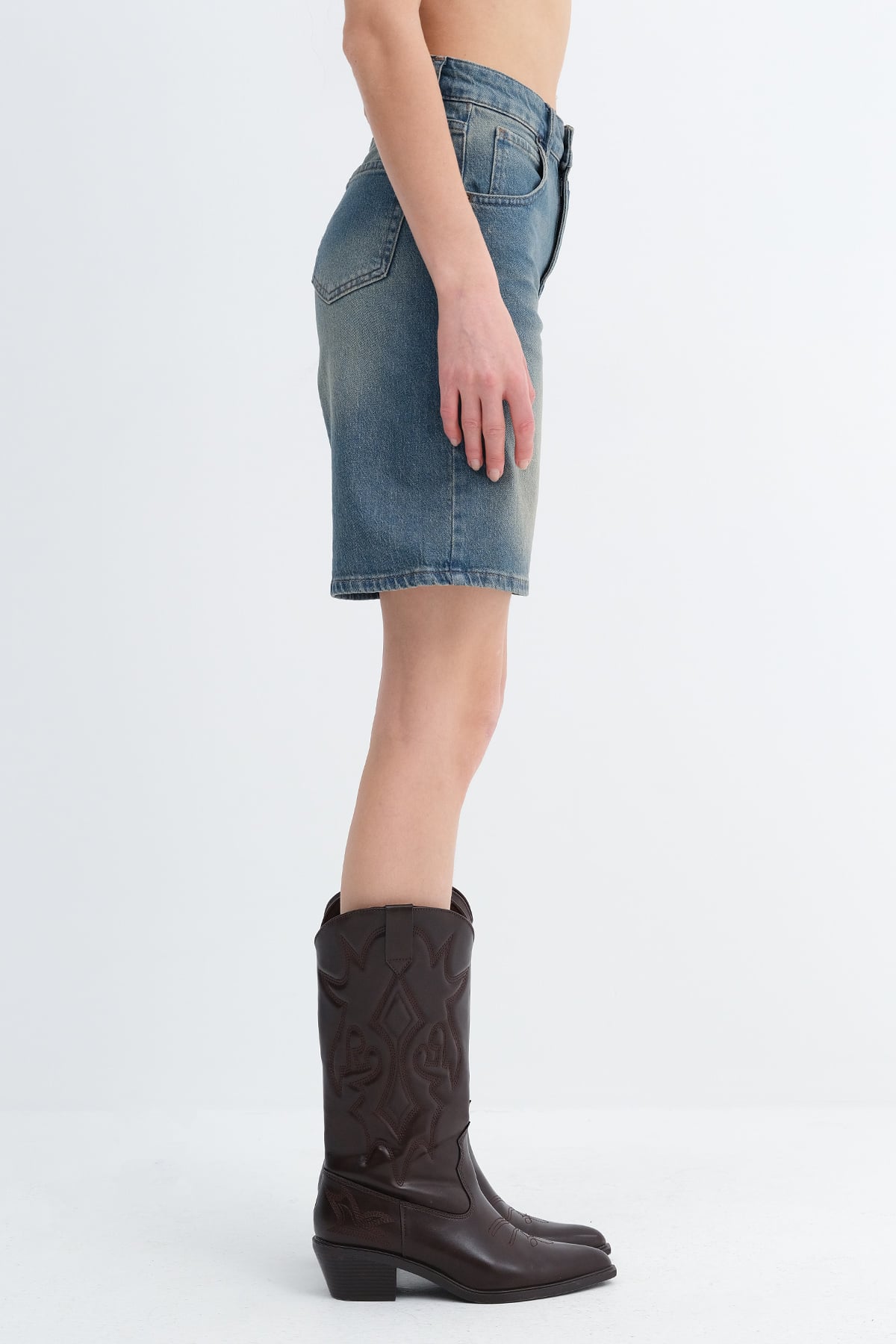 Green-Tint_Bermuda-Denim-Shorts-addax
