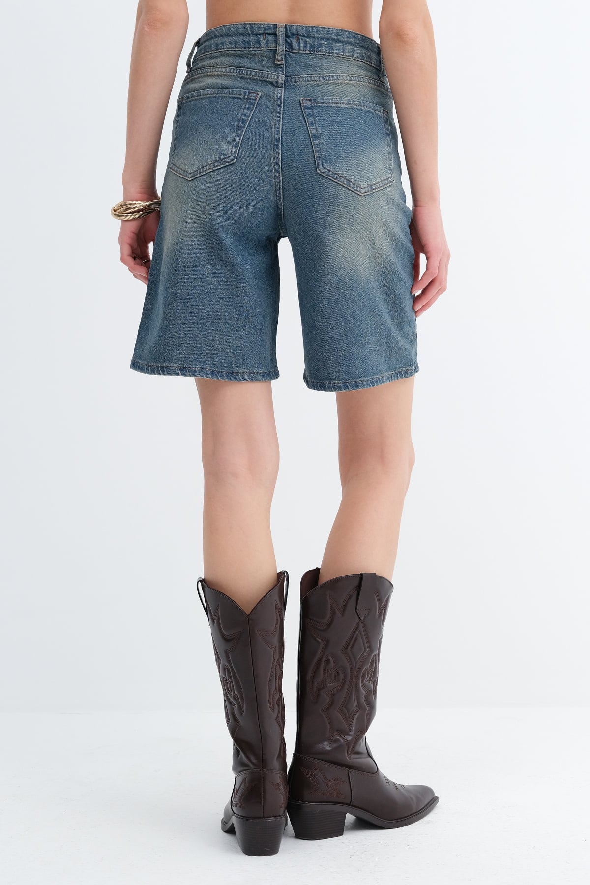 Green-Tint_Bermuda-Denim-Shorts-addax