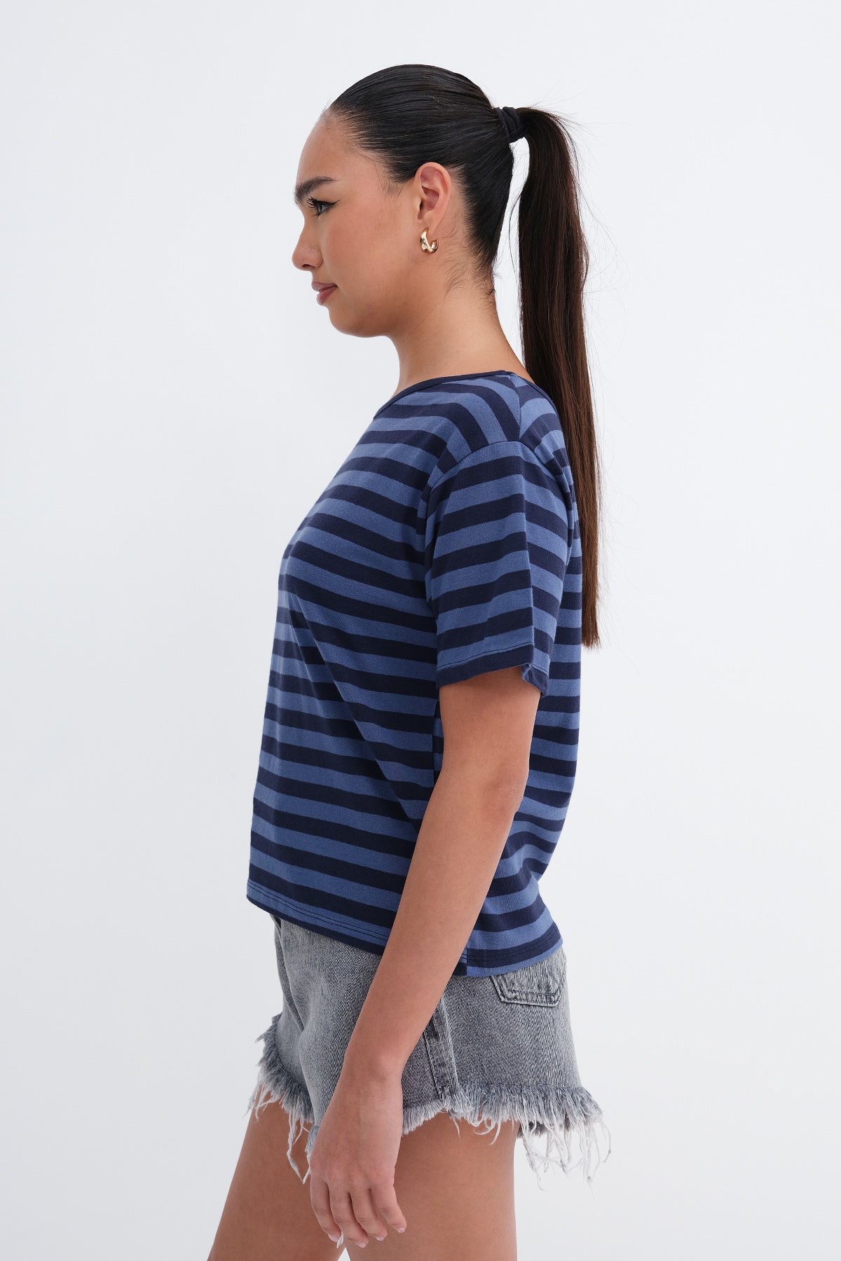 Marlin-Night-blue_Striped-T-shirt-addax