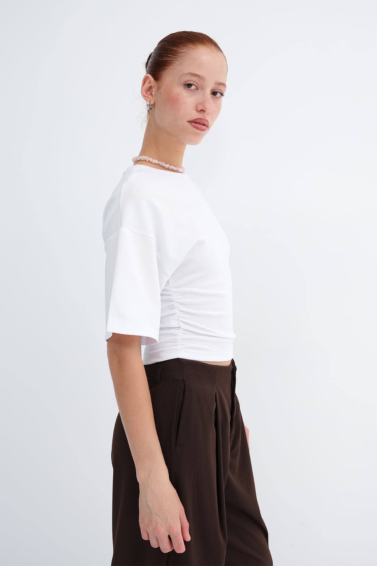 White_Side-Gathered-T-shirt-addax