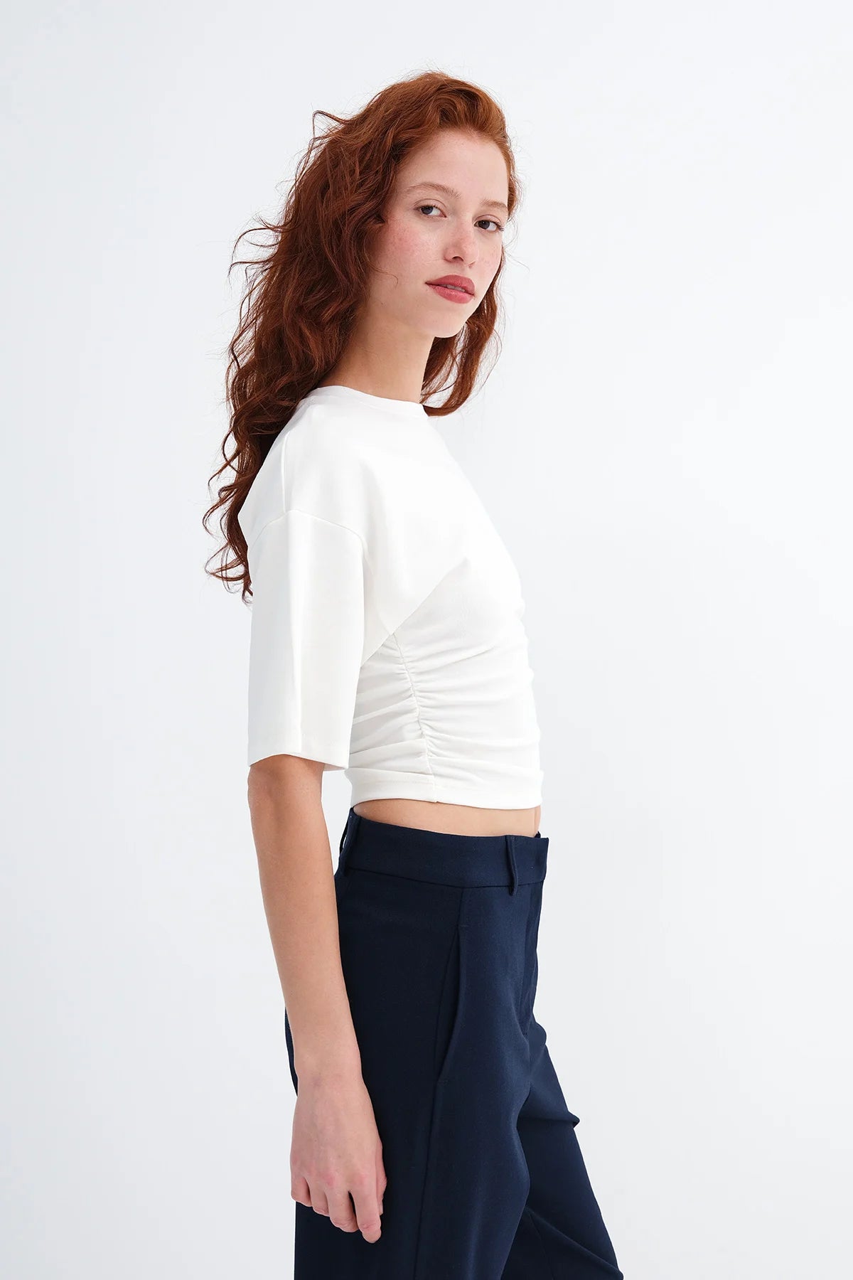 White_Side-Gathered-T-shirt-addax