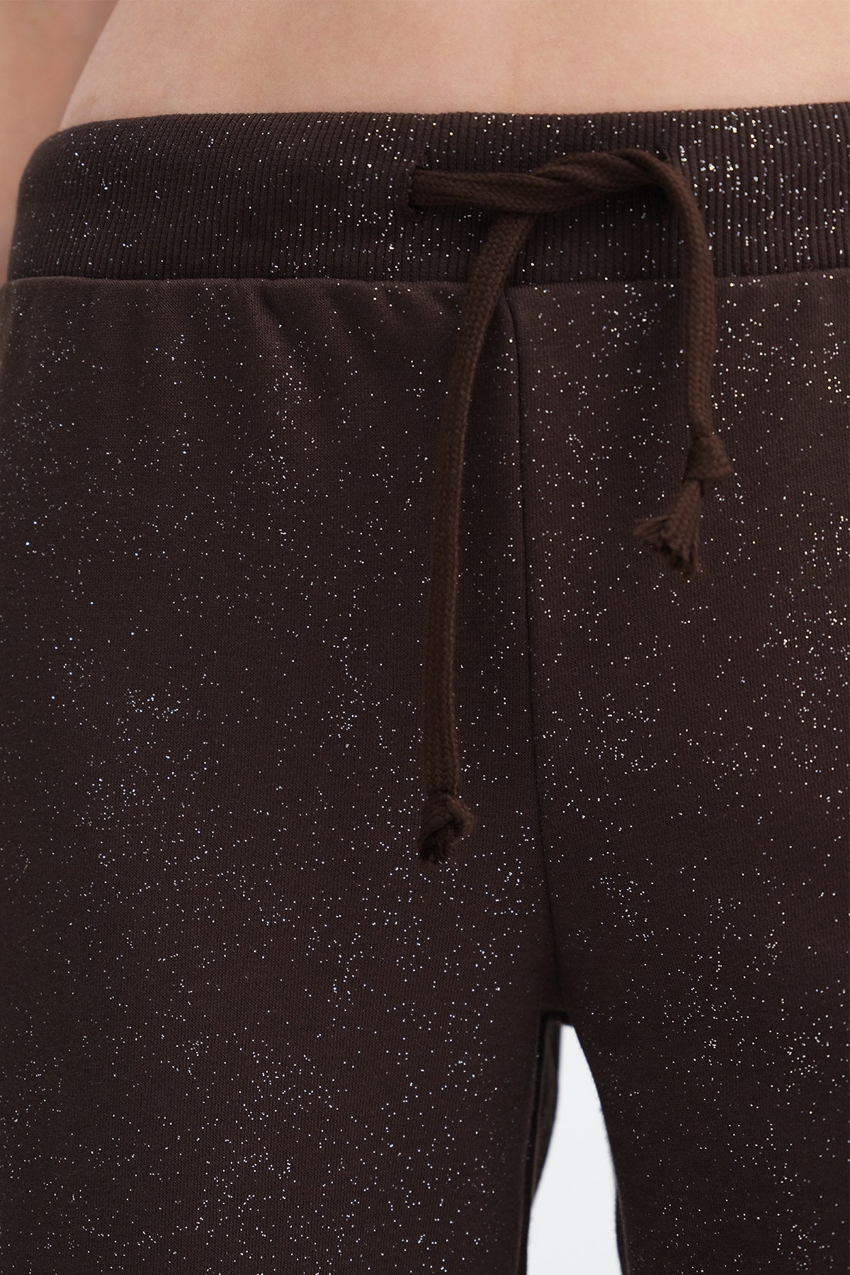 Brown_Glitter-Wide-Leg-Sweatpants-addax