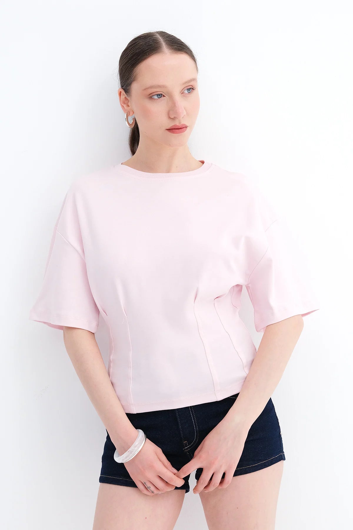 Sugar-Pink_Crew-Neck-Basic-T-shirt-addax