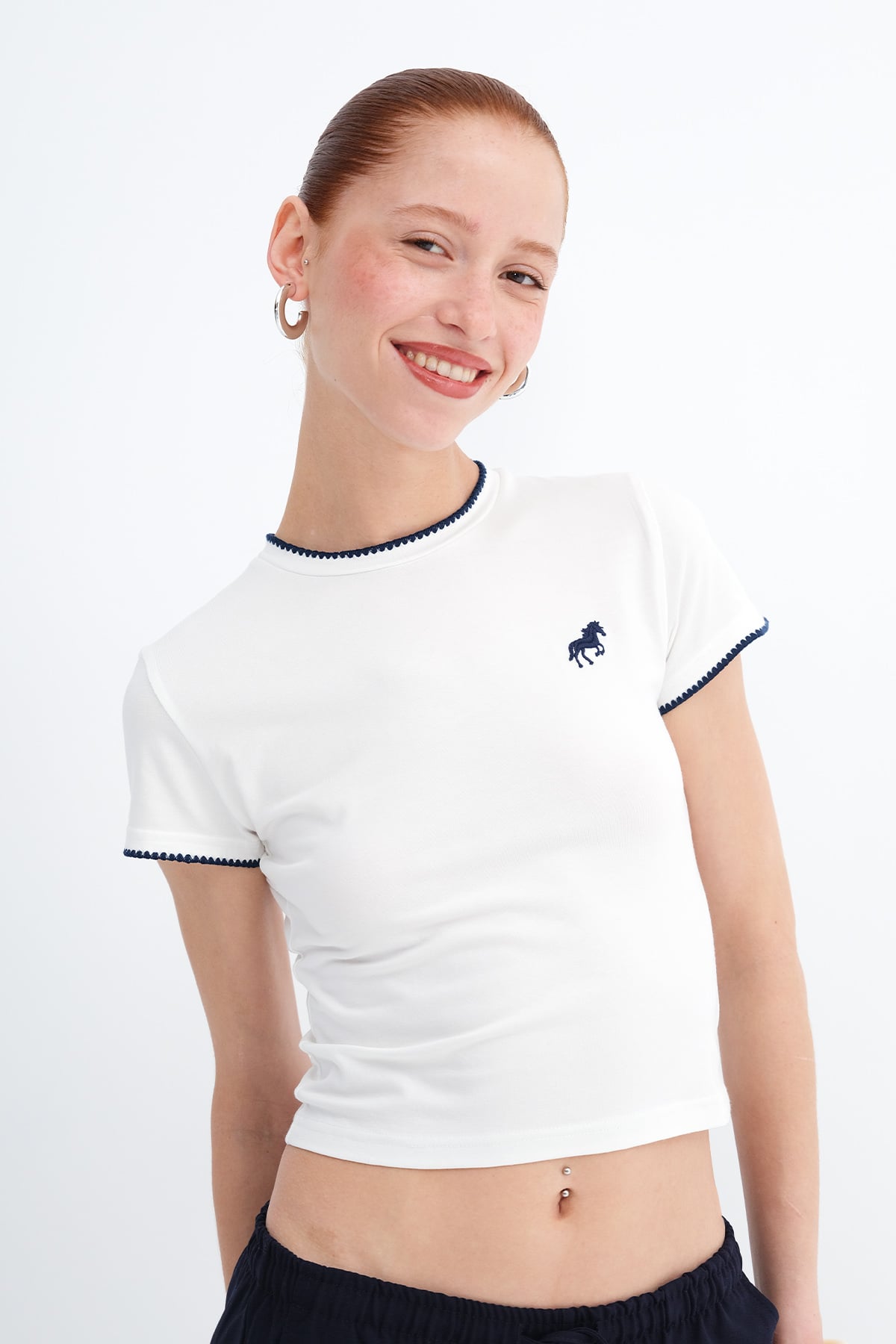 Embroidered T-shirt