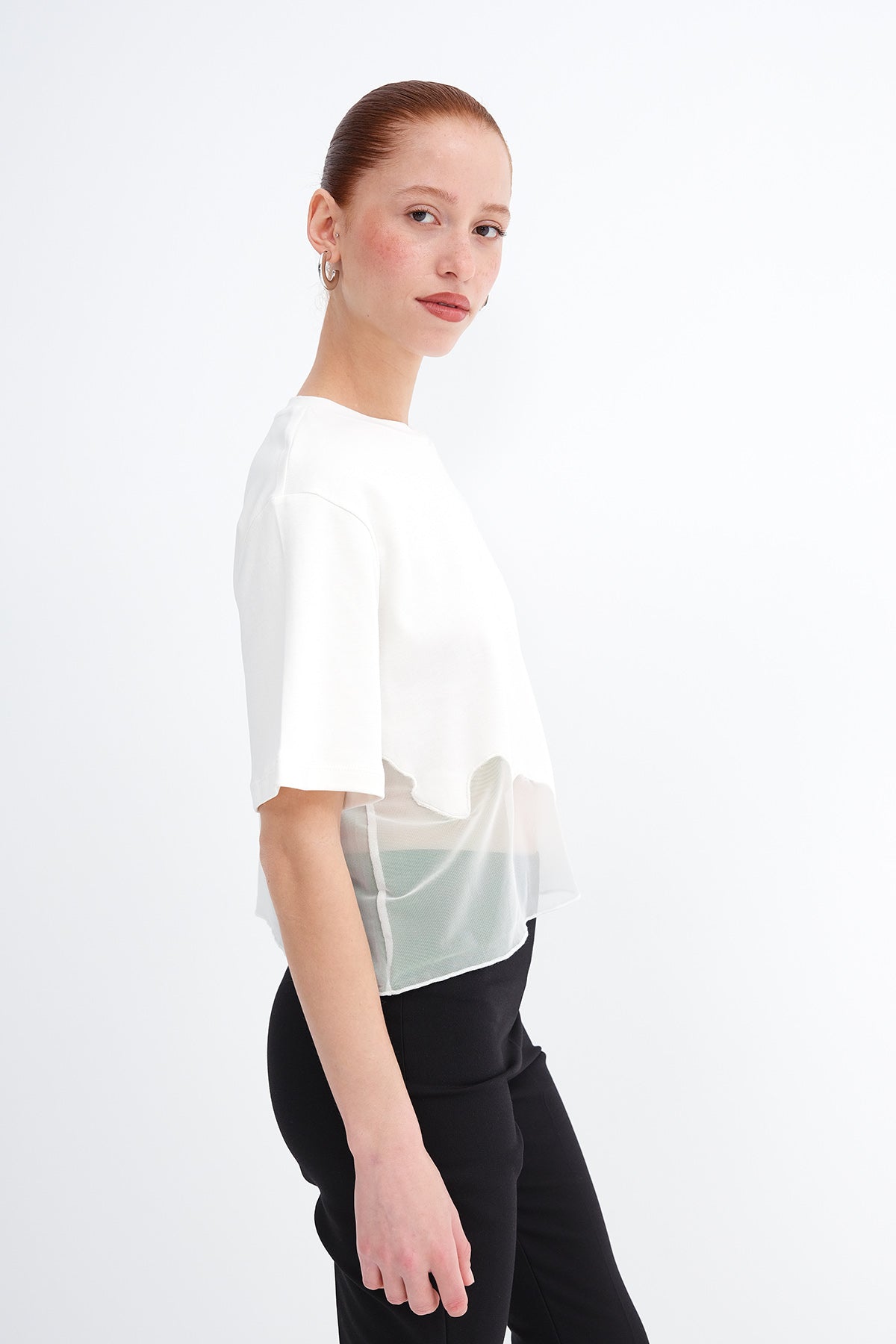 Ecru_Tulle-Detail-T-shirt-addax