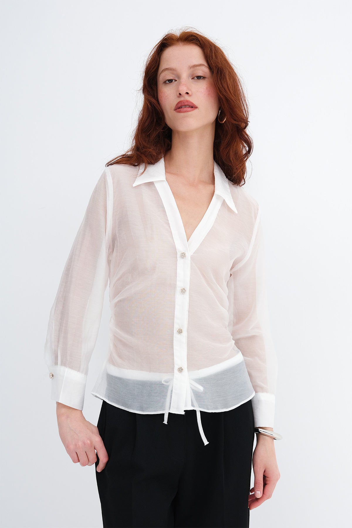 Ecru_Buttoned-Sheer-Shirt-addax
