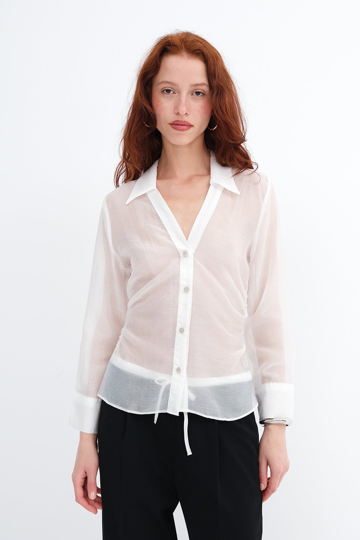 Ecru_Buttoned-Sheer-Shirt-addax