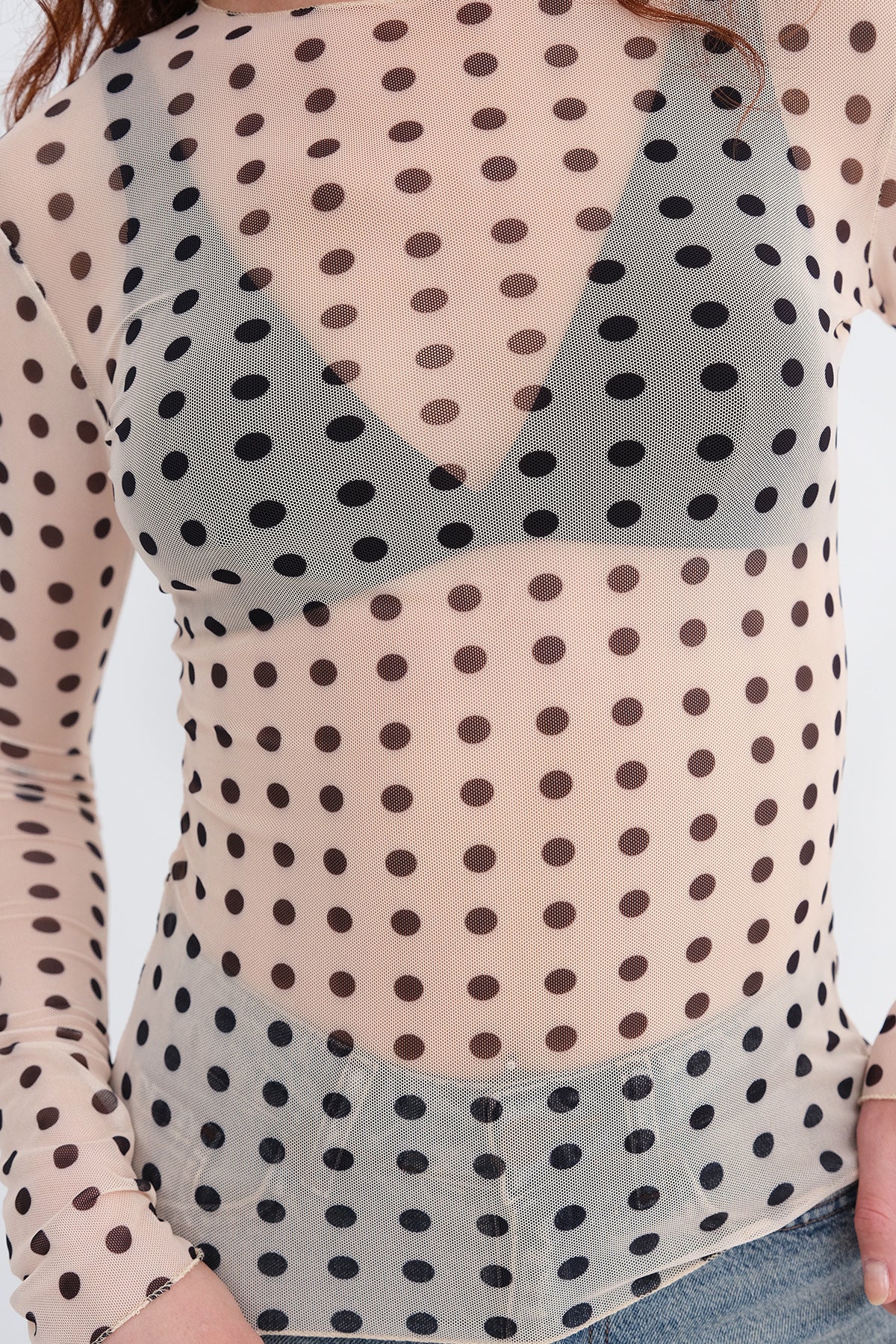 Beige_Long-Sleeve-Polka-Dot-Blouse-addax