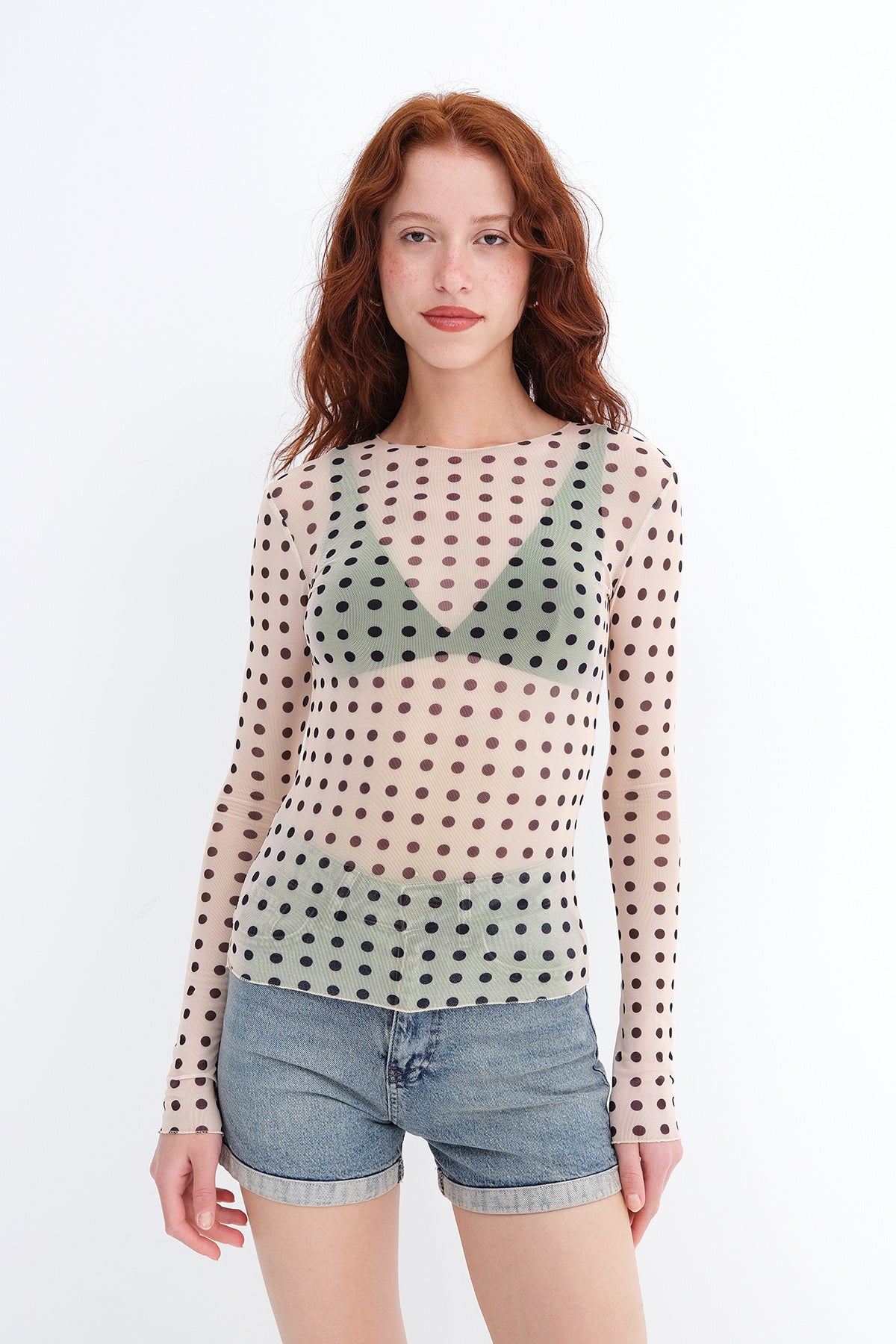 Beige_Long-Sleeve-Polka-Dot-Blouse-addax