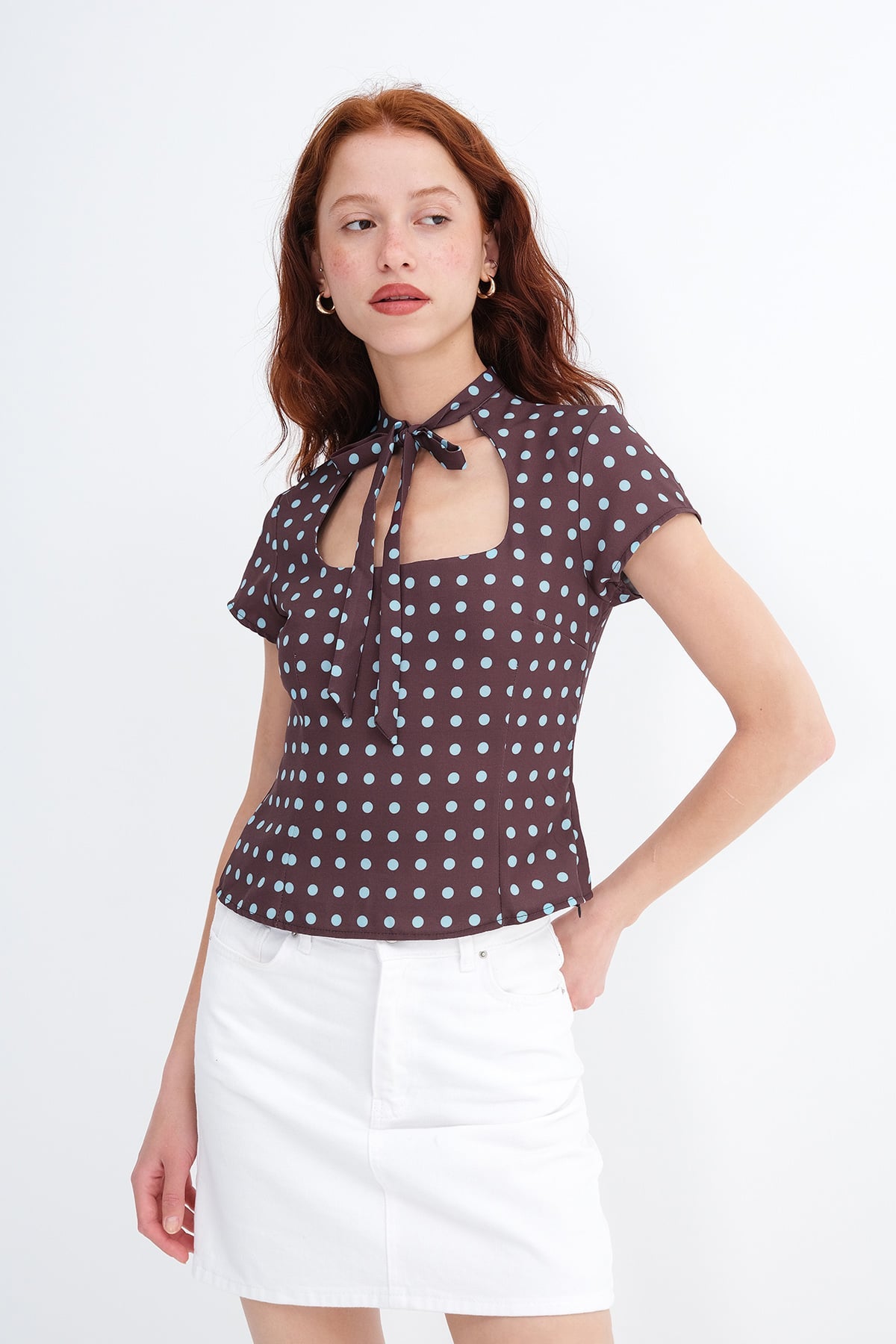 Brown---Blue_Tie-Detail-Polka-Dot-Blouse-addax