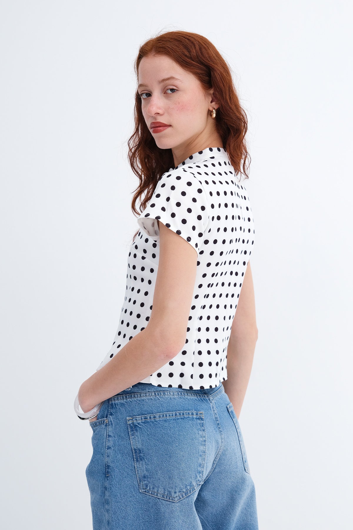 Ecru---Black_Tie-Detail-Polka-Dot-Blouse-addax