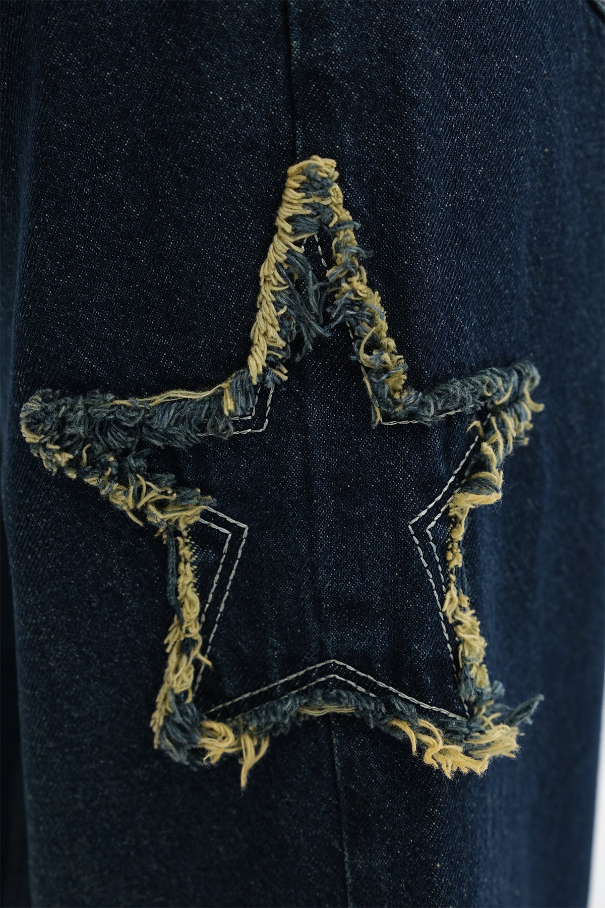 Green-Tint_Jeans-with-Star-Detail-addax